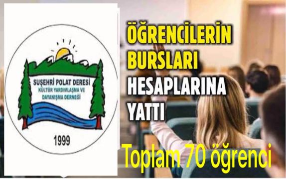 2024-2025 YILI İLK BURSLAR YATIRILDI