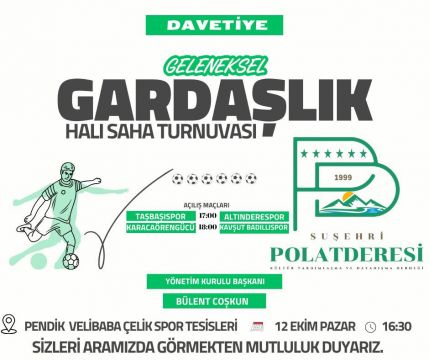 HALI SAHA TURNUVASINDA İLK DÜDÜK ÇALIYOR