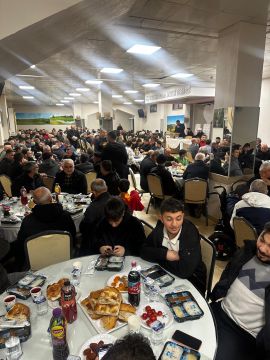 DERNEK İFTARIMIZ YOĞUN BİR KATILIMLA YAPILDI